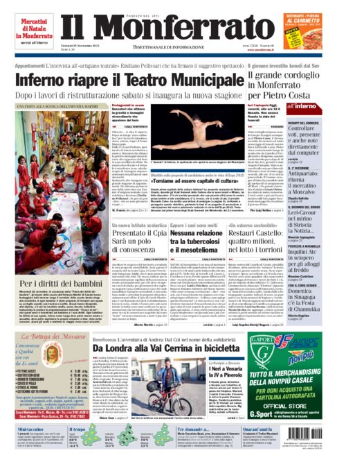 Il Monferrato - Edizione 89 del 29/11/2013